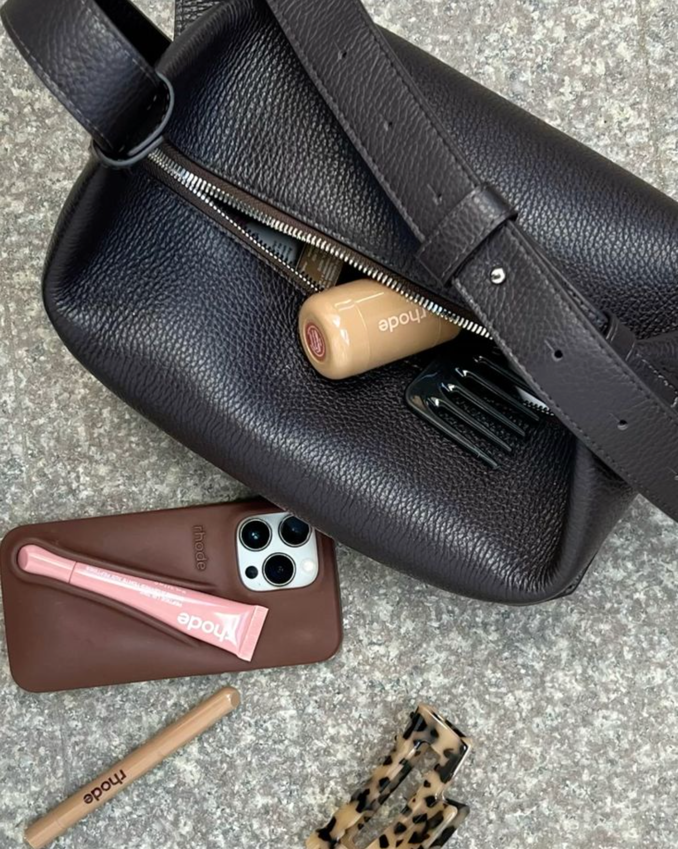 rhode - lip case bronze