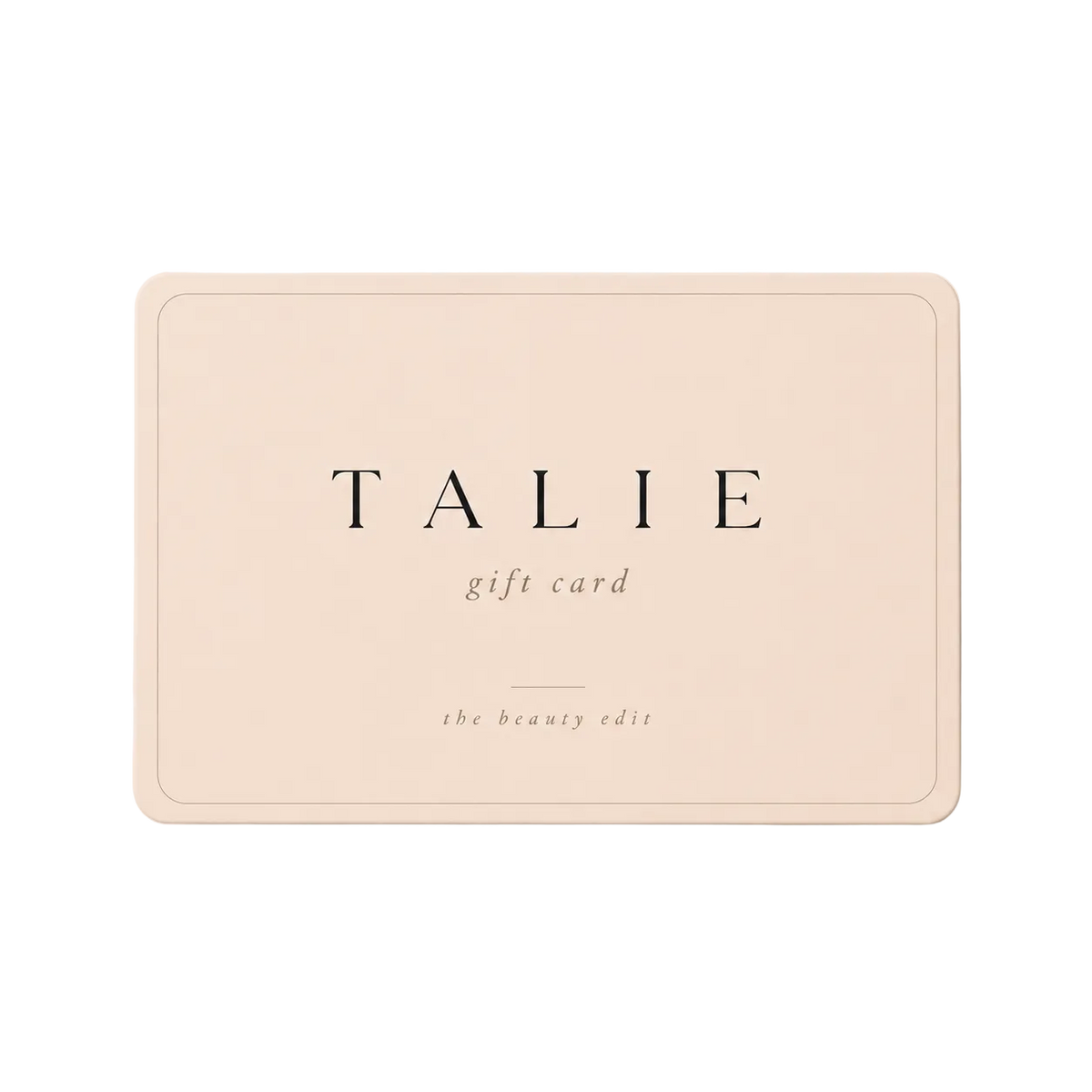 gift card talie